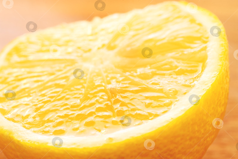 Скачать ломтик лимона крупным планом, макро, лимонная текстура фотосток Ozero