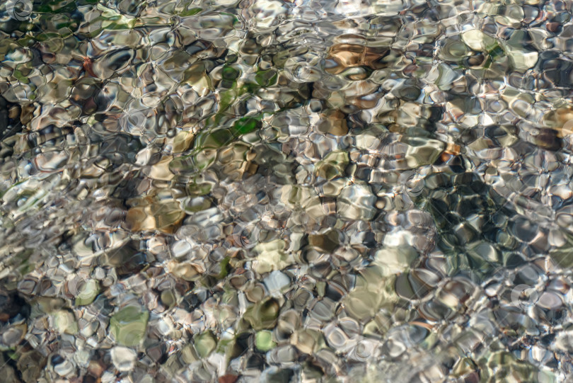 Скачать Камни под водой, текстура фона фотосток Ozero