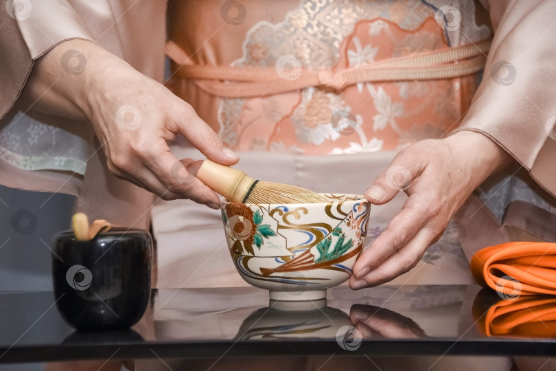 Скачать Японское чаепитие, Национальная церемония фотосток Ozero