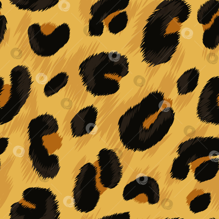 Скачать Бесшовный узор из кожи леопарда или гепарда. Векторная текстура экзотического африканского животного. фотосток Ozero