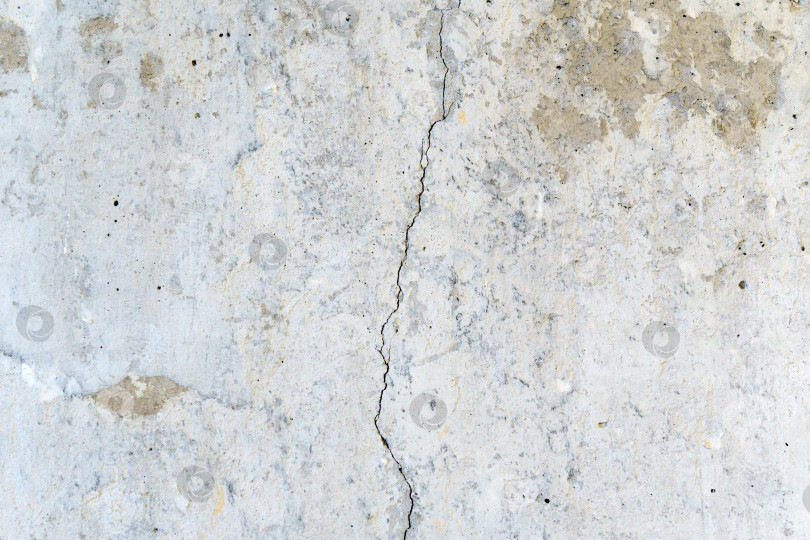 Скачать Трещина на бетонной стене, текстура, фон, выборочный фокус фотосток Ozero