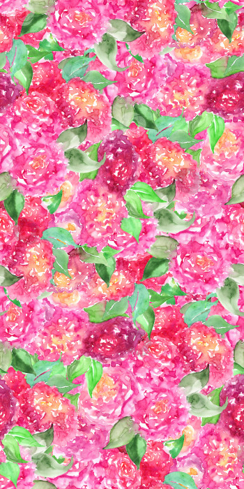 Скачать Акварель розовая роза цветок пиона цветочный бесшовный узор текстурный фон фотосток Ozero
