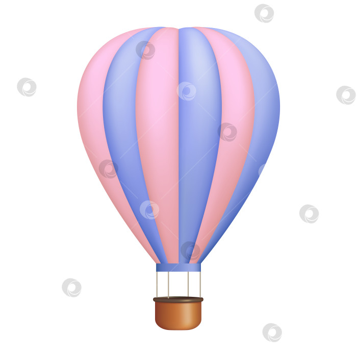 Скачать Симпатичный 3d значок воздушного шара. фотосток Ozero
