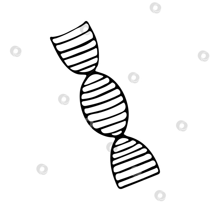 Скачать ДНК. Векторное изображение каракулей фотосток Ozero