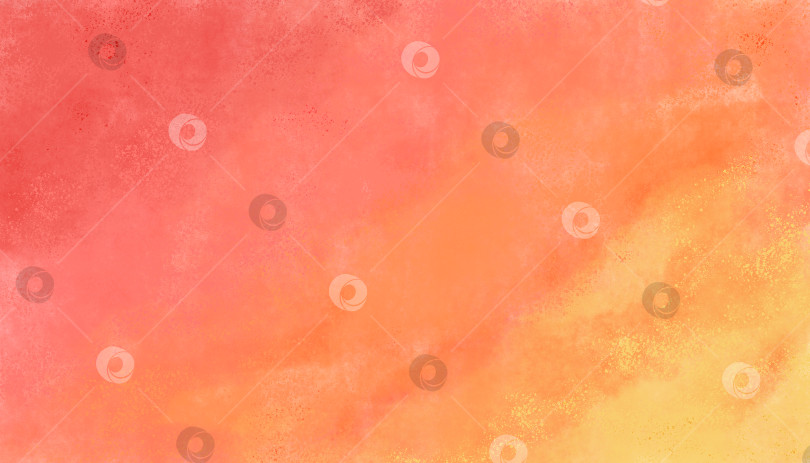 Скачать Абстрактный акварельный фон в градиентной персиковой расцветке фотосток Ozero
