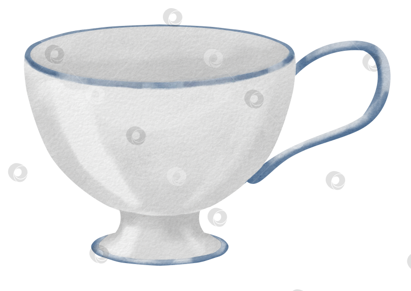 Чашка чайная (без блюдца) форма Юлия рисунок Сысоев Волшебный сад II