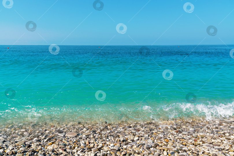 Скачать Утро на море. Черное море, Небуг в Краснодарском крае, Россия фотосток Ozero