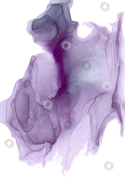 Скачать Абстрактное фиолетовое облако дыма с волнистой текстурой и темным пятном посередине фотосток Ozero