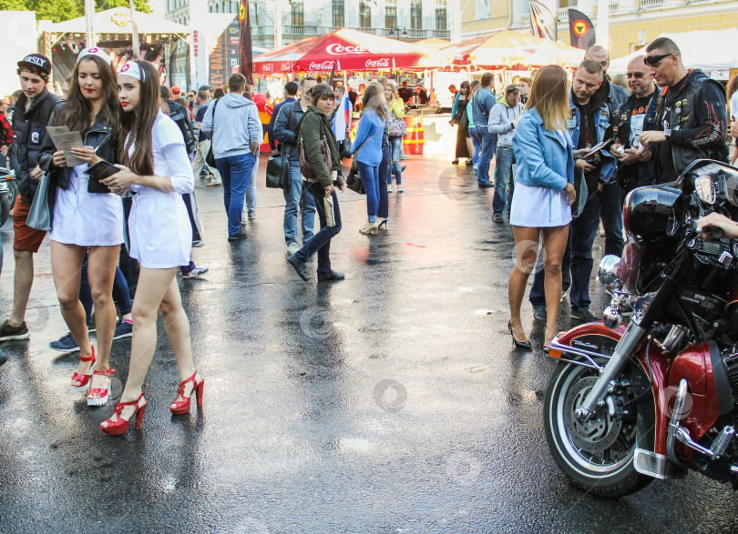 Скачать Фестиваль Harley Davidson в Санкт-Петербурге. фотосток Ozero