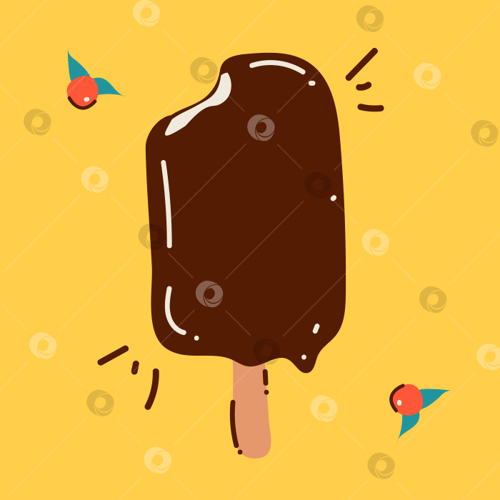 Скачать Иллюстрация мороженого фотосток Ozero