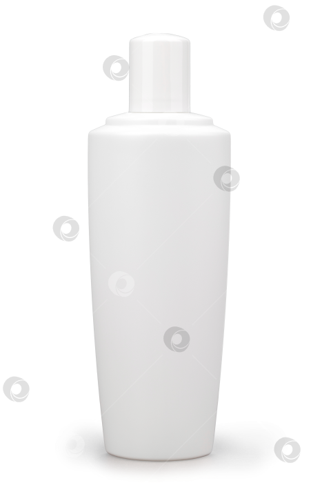 Скачать белая пластиковая бутылка для дезинфицирующего средства, изолирующая фотосток Ozero