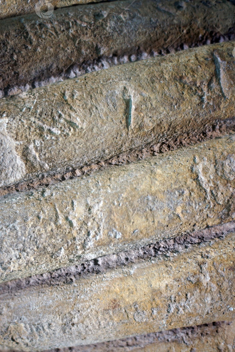 Скачать Поверхность строительного изделия, выложенная из полос камня фотосток Ozero