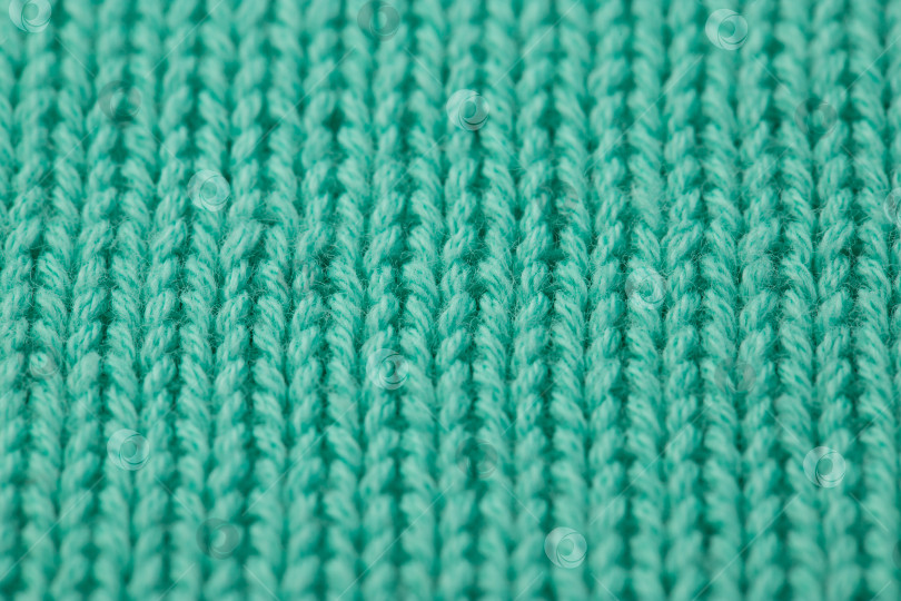Скачать однотонное трикотажное полотно из хлопчатобумажной пряжи мятно-зеленого цвета фотосток Ozero