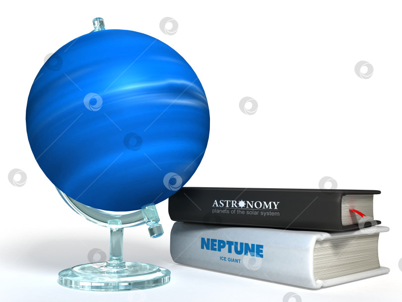 Скачать глобус Нептуна 3D фотосток Ozero