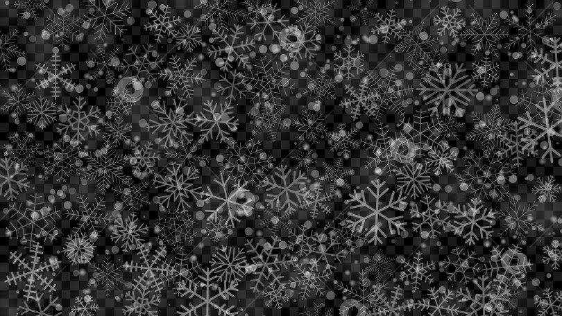 Скачать Рождественский фон из снежинок фотосток Ozero
