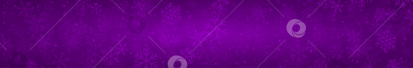 Скачать Рождественский баннер из снежинок фотосток Ozero