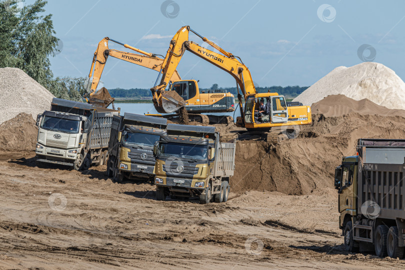 Скачать Погрузка ПГС фотосток Ozero