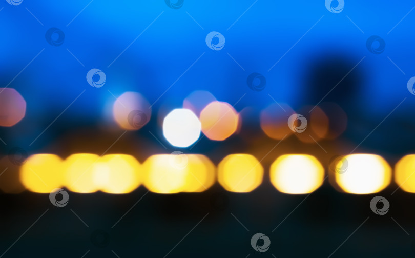 Скачать Абстрактный размытый фон ночного освещения фотосток Ozero