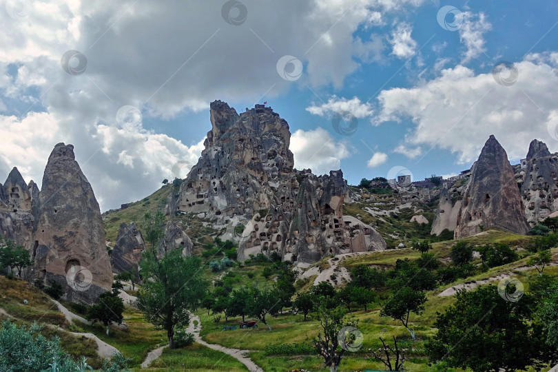 Скачать Древняя крепость Учисар в Каппадокии. фотосток Ozero