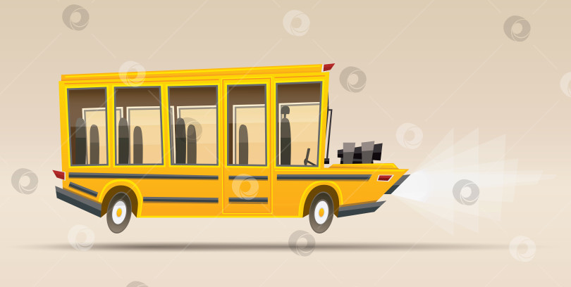 Скачать Школьный автобус. векторная иллюстрация. фотосток Ozero