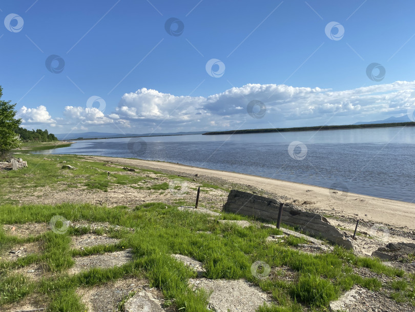 Скачать Протока реки Амур фотосток Ozero