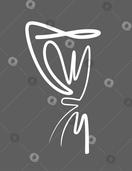 Скачать занавеска логотип. набросок эскиз портьер. текстиль в интерьере фотосток Ozero