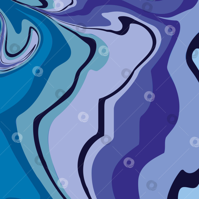 Скачать Мраморная текстура в голубых и фиолетовых тонах. Абстрактное векторное изображение. фотосток Ozero
