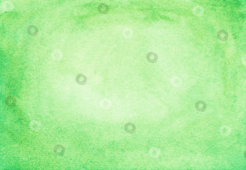 Скачать Акварельная текстура светло-зеленого фона с пространством для текста. A фотосток Ozero