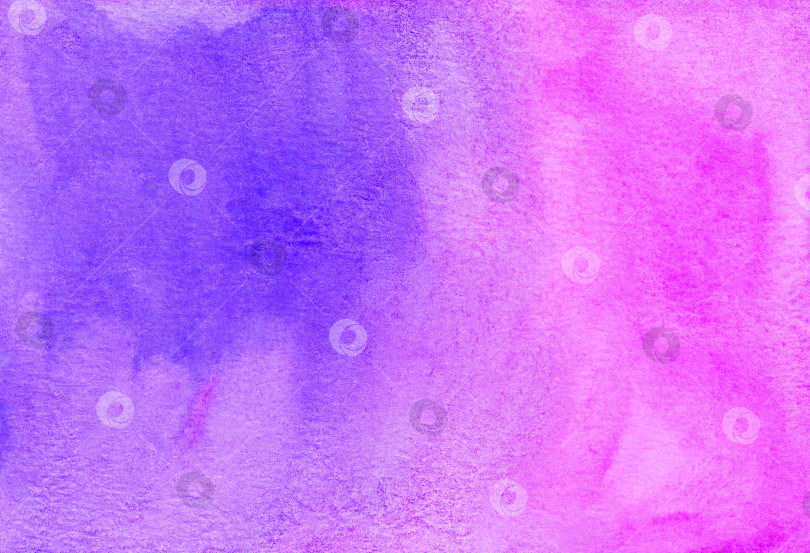 Скачать Акварель фиолетового и розового цветов с текстурой фона омбре.  фотосток Ozero