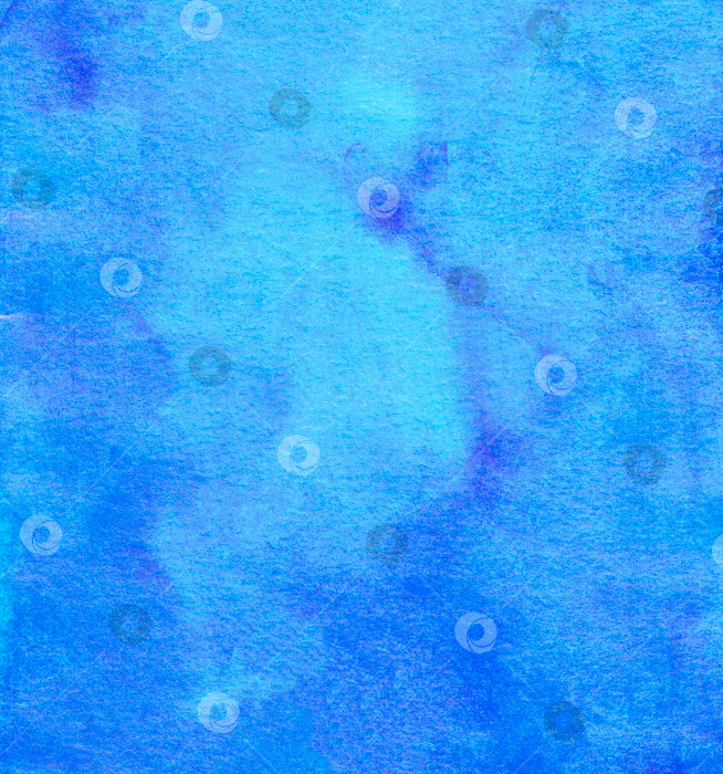 Скачать Текстура рисунка акварельным синим фоном с пространством для текста. фотосток Ozero