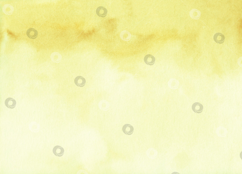 Скачать Акварельная светло-желтая текстура фона в стиле омбре. Пастельная акварель фотосток Ozero
