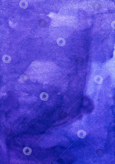 Скачать Акварельная текстура темно-синего фона, раскрашенная вручную. Акварель фотосток Ozero