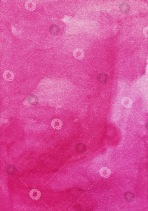 Скачать Акварельная картина с ярко-розовой текстурой фона. Винтажная вода фотосток Ozero