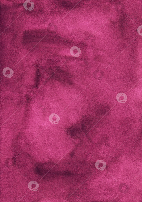 Скачать Акварельная текстура фона глубокого розового цвета, ручная роспись. Старый фотосток Ozero