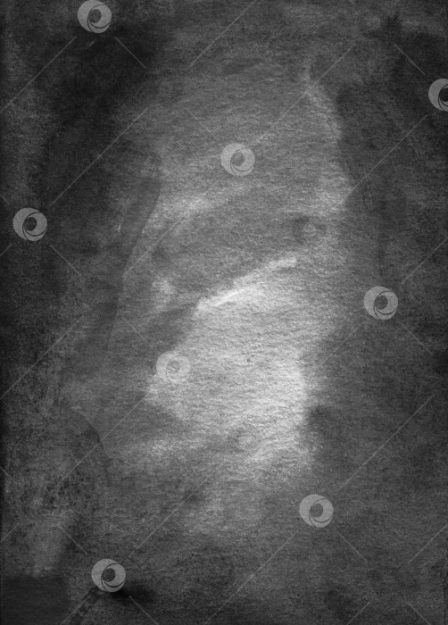 Скачать Акварельный старый черно-белый фон с пространством для текста. фотосток Ozero