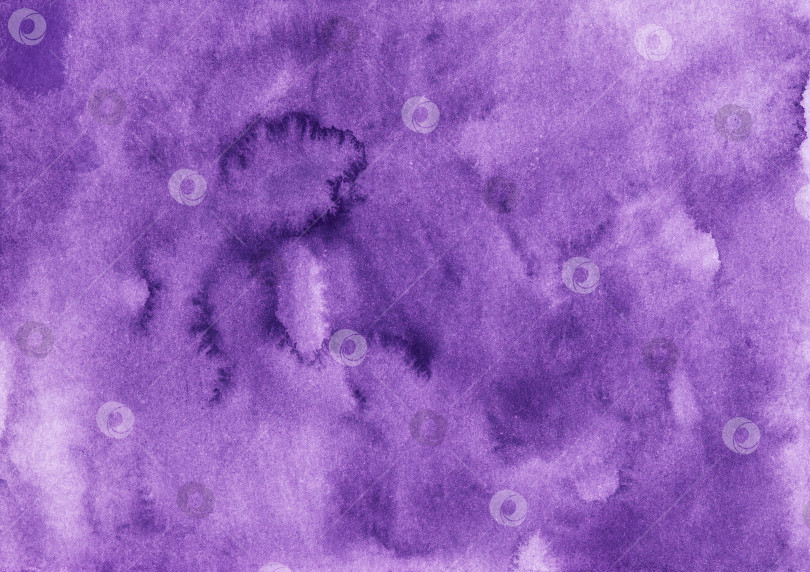 Скачать Акварельная текстура старого фиолетового жидкого фона. Темно-фиолетовый аквамарин фотосток Ozero