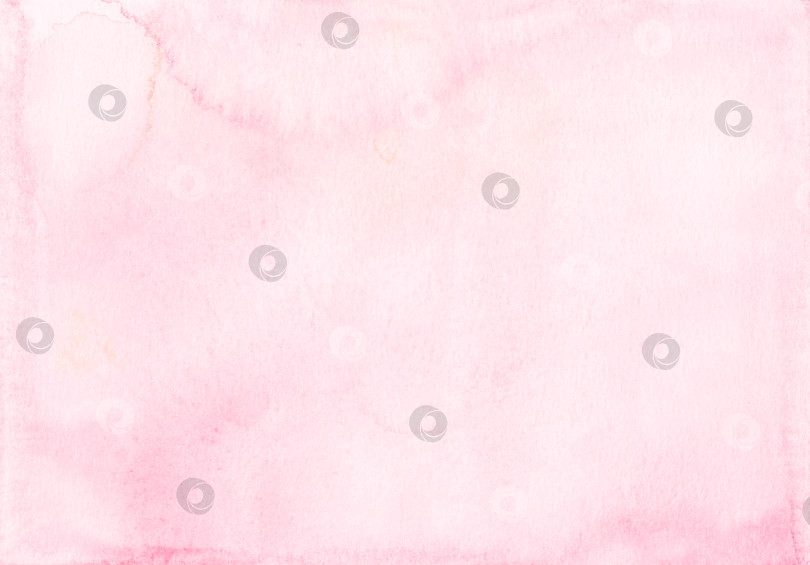 Скачать Акварельная пастельная картина на нежно-розовом фоне. Акварельная лига фотосток Ozero