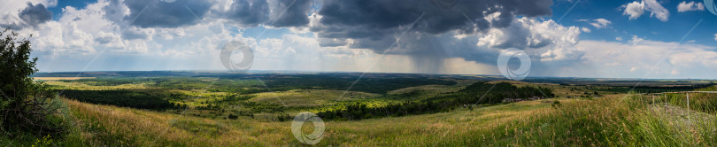 Скачать Панорама летнего пейзажа фотосток Ozero