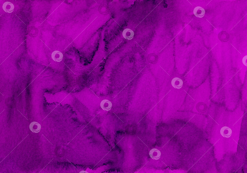 Скачать Акварельная текстура темно-фиолетового фона. Акварельная абстракция  фотосток Ozero