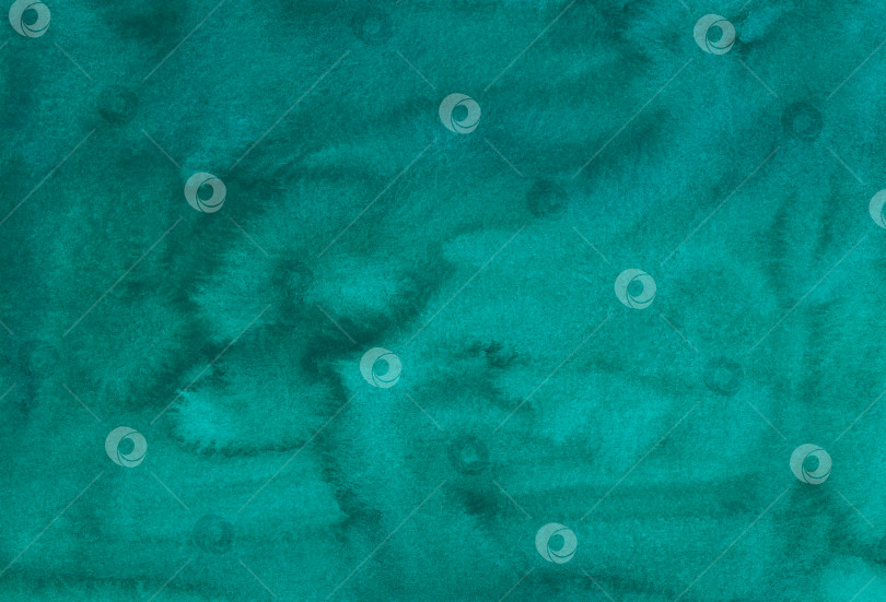 Скачать Акварельная текстура глубокого морского сине-зеленого фона. Акварельный абс фотосток Ozero