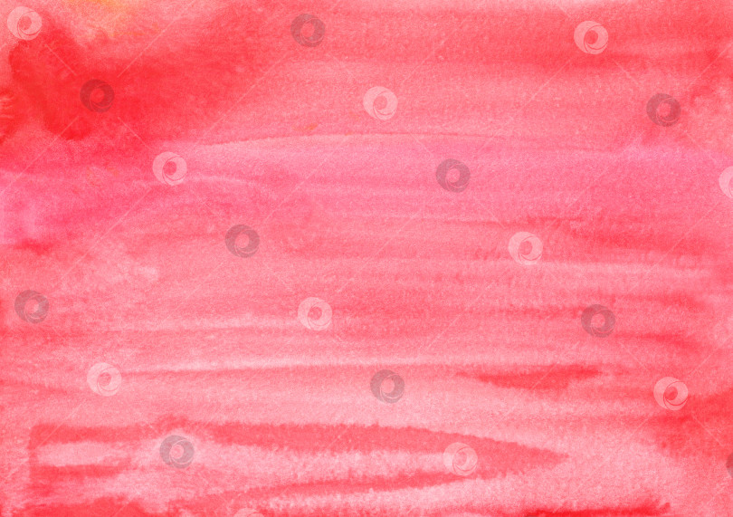 Скачать Акварельная светло-красная текстура фона, раскрашенная вручную. Розовый красный a фотосток Ozero