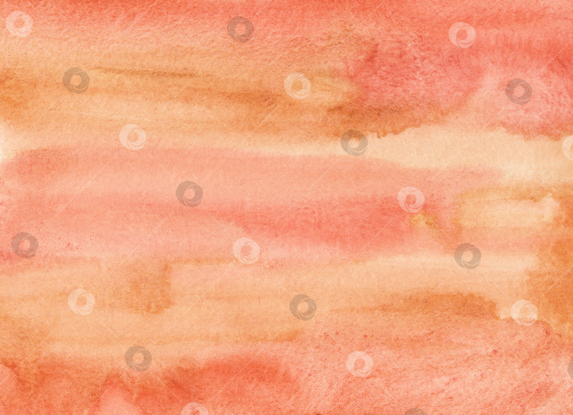 Скачать Акварельный текст на светло-коралловом, персиковом и коричневом фоне фотосток Ozero