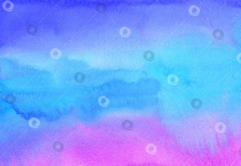 Скачать Акварельная текстура голубого, бирюзового и розового фона. Мягкий бак фотосток Ozero