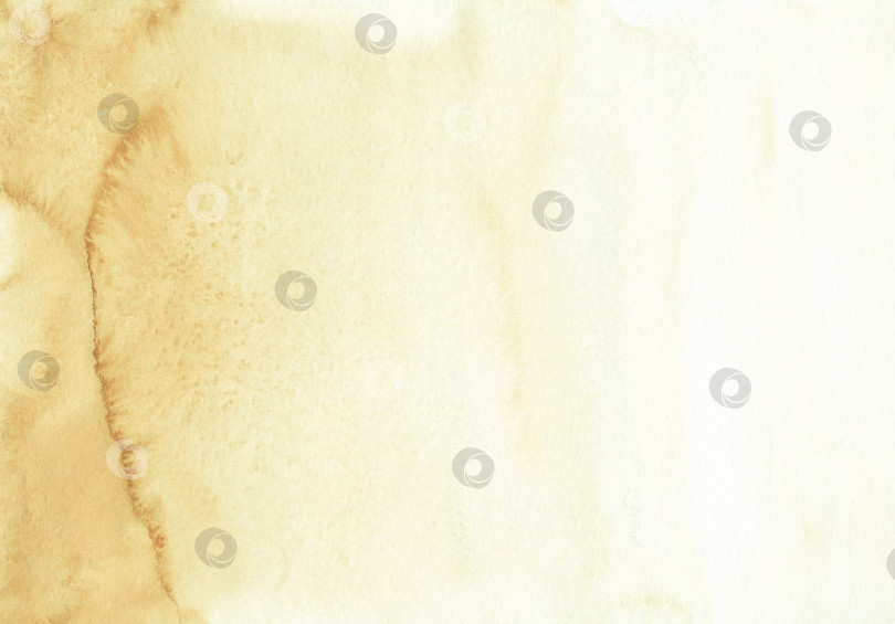 Скачать Акварельное омбре с пастельно-желтой текстурой фона, ручная роспись. фотосток Ozero