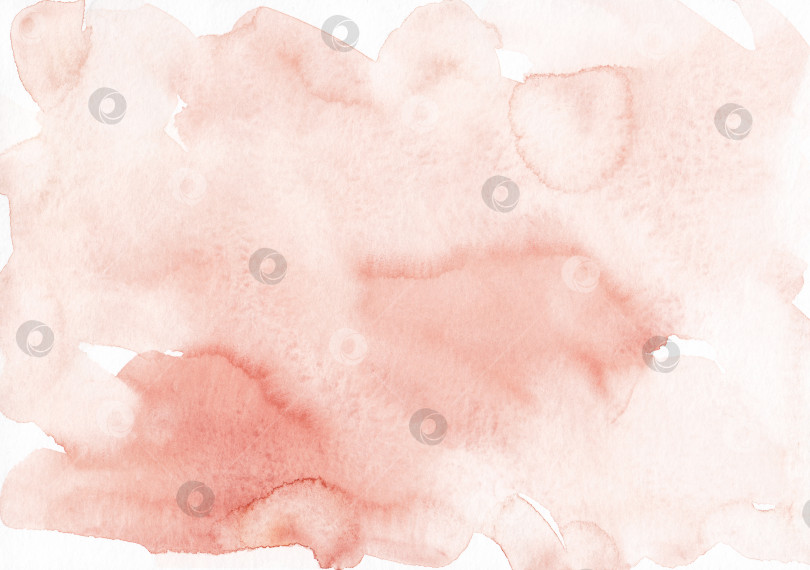 Скачать Акварельная пастель кораллового цвета с текстурой фона. Светло-розовый ста фотосток Ozero