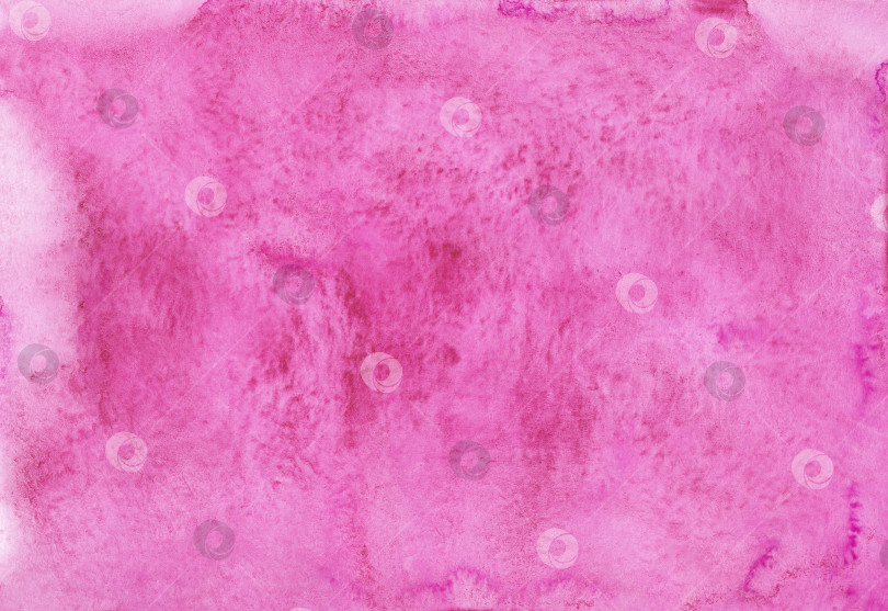 Скачать Абстрактная текстура фона розовой акварелью, ручная роспись. Пятно фотосток Ozero