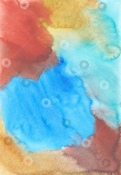 Скачать Абстрактная красочная акварельная текстура фона, раскрашенная вручную. A фотосток Ozero