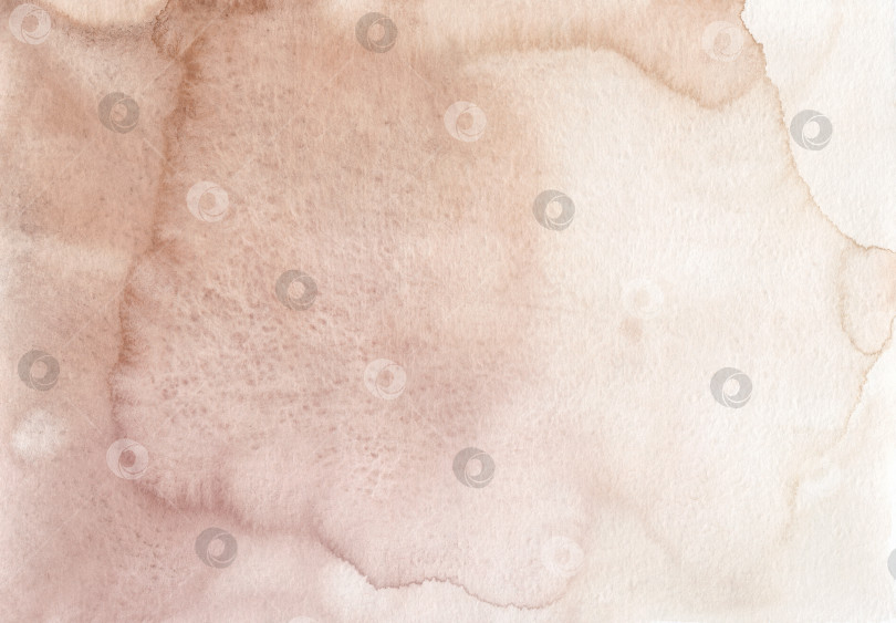 Скачать Акварельная пастельно-бежевая градиентная текстура фона, ручная роспись фотосток Ozero