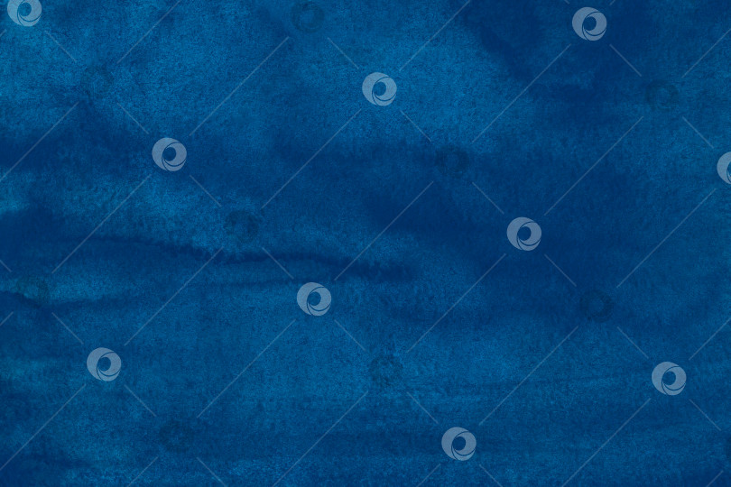 Скачать Акварельная текстура темно-синего жидкого фона. Ручной па фотосток Ozero