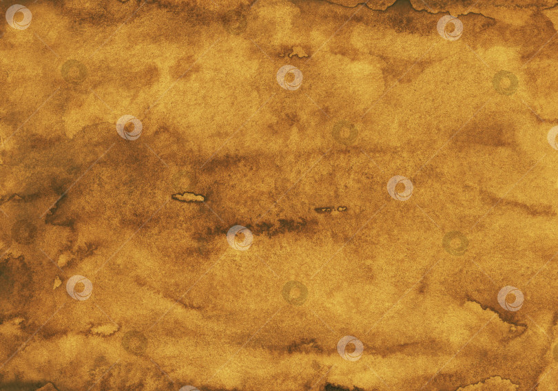 Скачать Акварельная фоновая роспись цвета старого золота, античная текстура.  фотосток Ozero